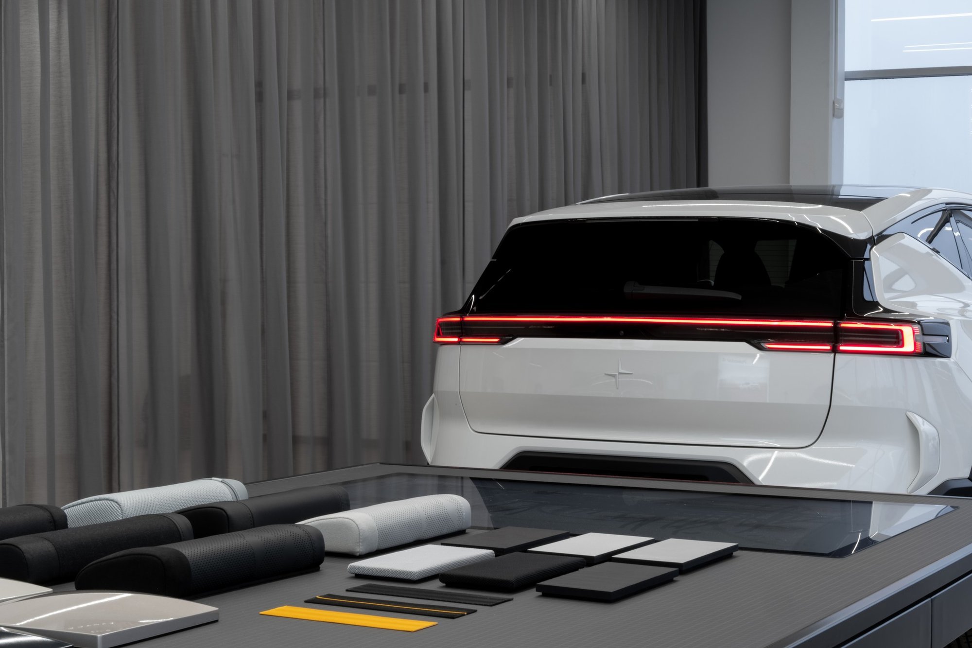 En Polestar 3 i Polestar Space Kristiansand