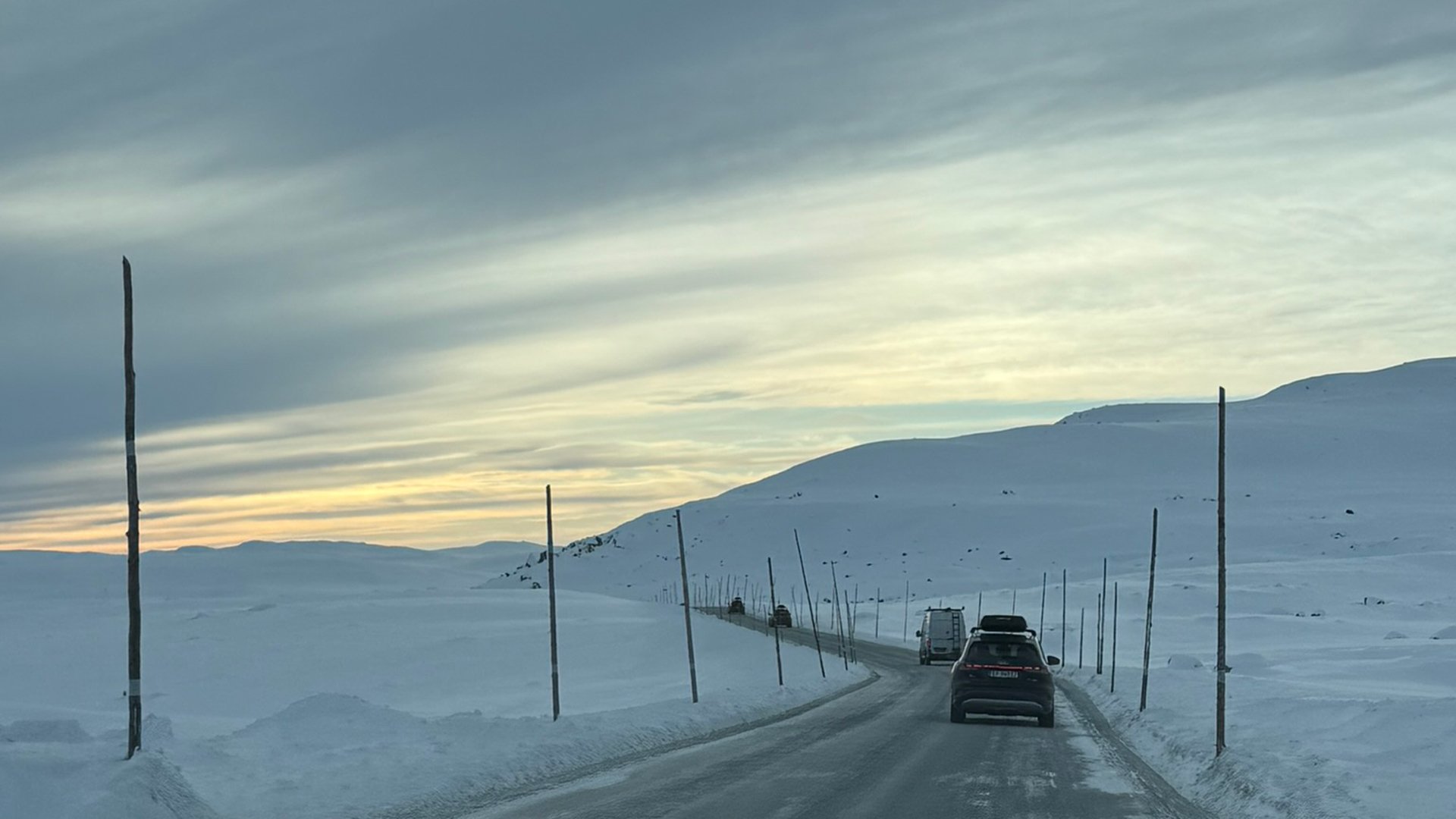 Hardangervidden før solen går ned
