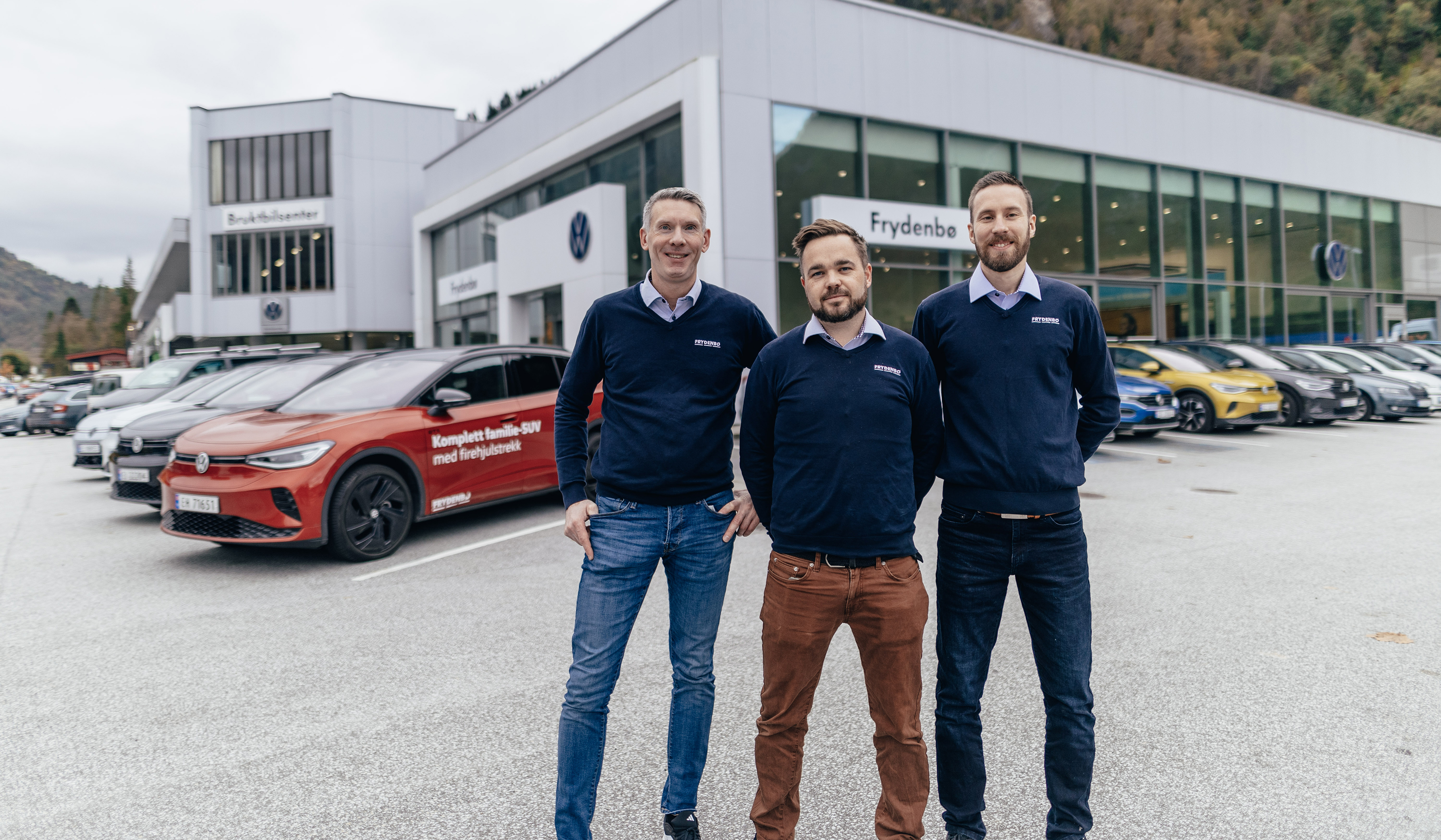 Førde fasade ansatte kundemottakere